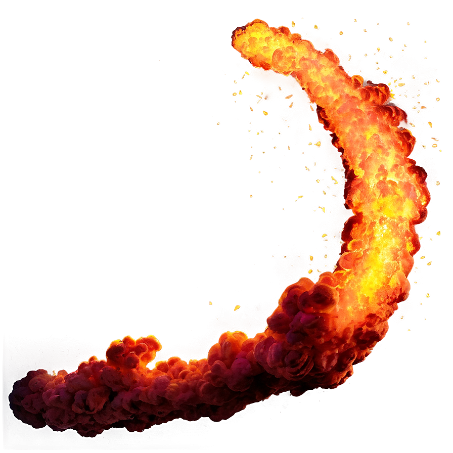 Vibrant Fire Explosion Png Lub
