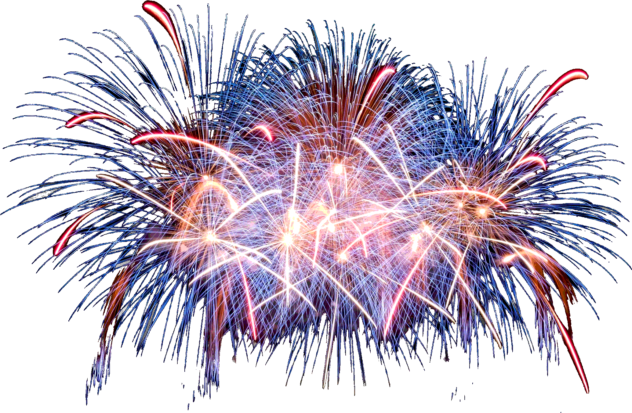 Vibrant Fireworks Display