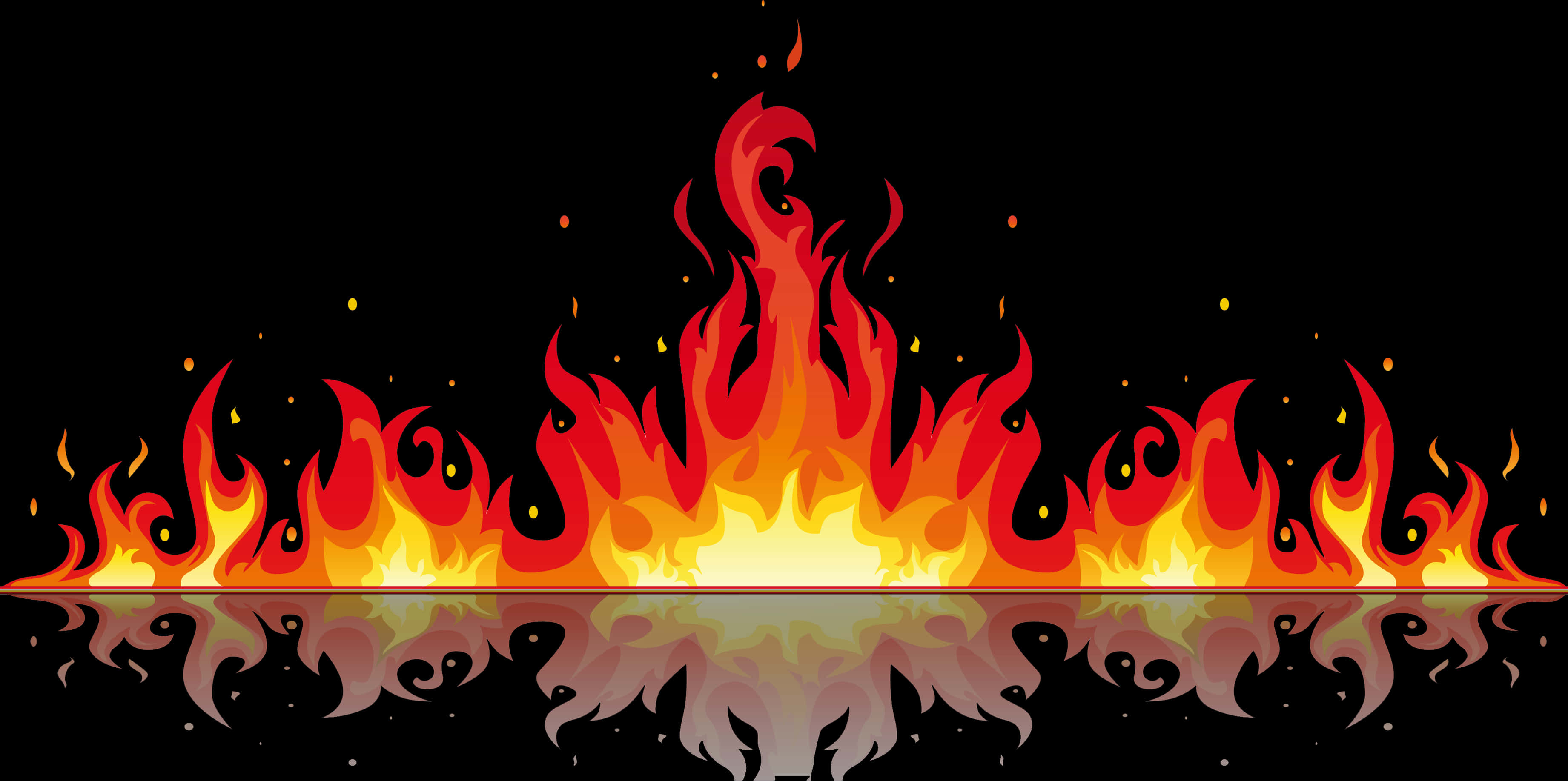 Vibrant_ Flame_ Graphic