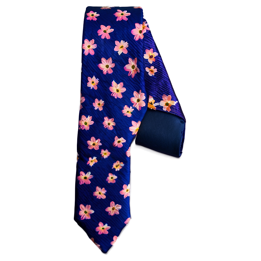 Vibrant Floral Tie Png 05242024