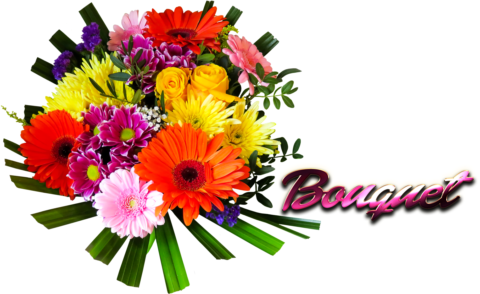 Vibrant_ Flower_ Bouquet_ P N G