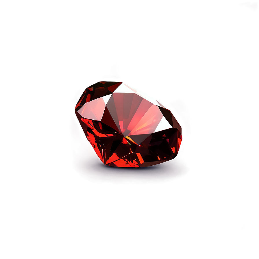 Vibrant Garnet Gem Png 64