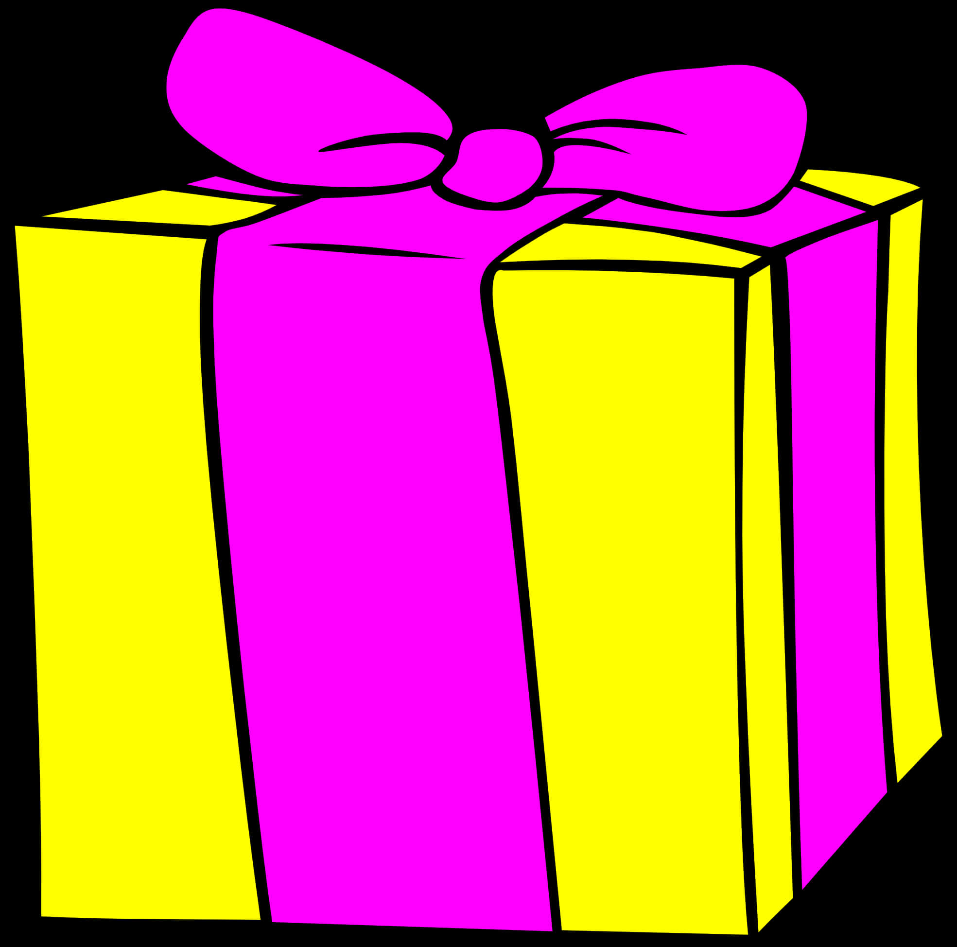 Vibrant Gift Box Illustration