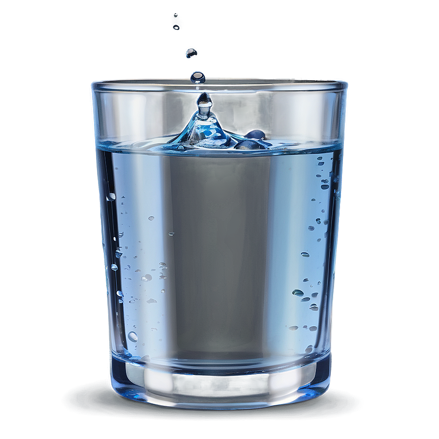 Vibrant Glass Of Water Png Bcf