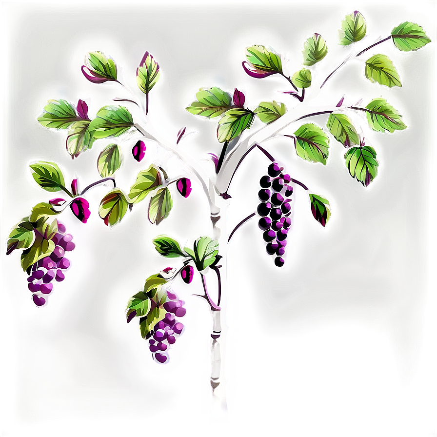 Vibrant Grapevine Artwork