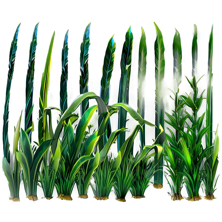 Vibrant Grass Blades Png Tec