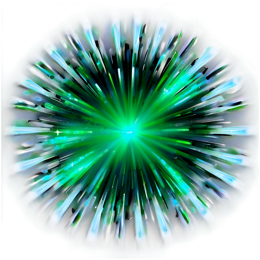 Vibrant Green Glow Png 9