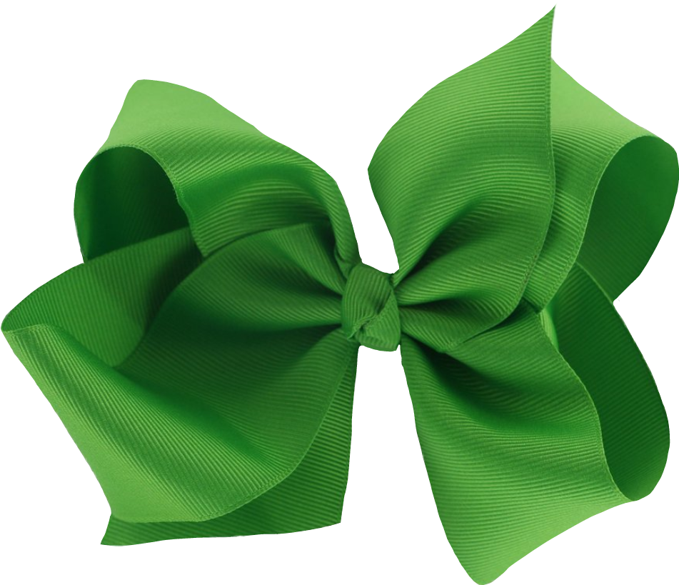 Vibrant Green Ribbon Bow