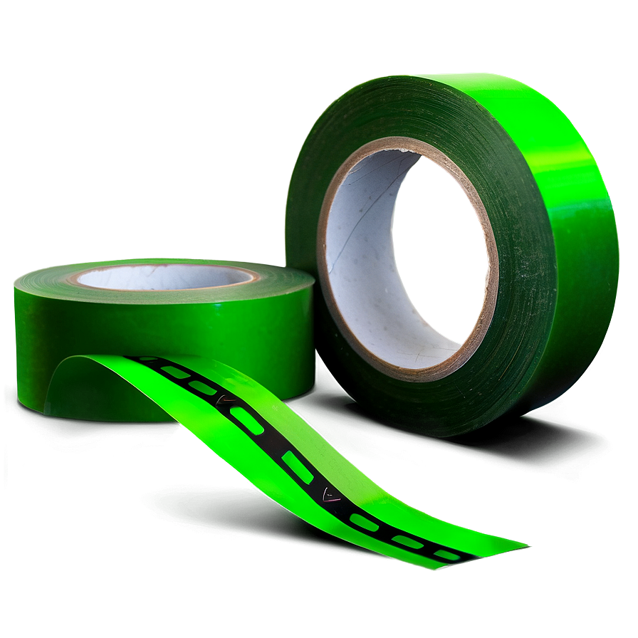 Vibrant Green Tape Png 06282024