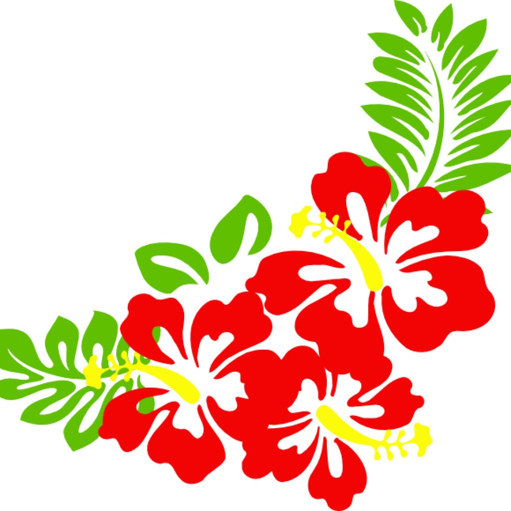 Vibrant_ Hawaiian_ Hibiscus_ Floral_ Art