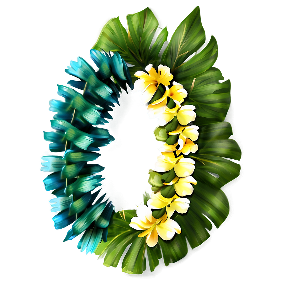 Vibrant Hawaiian Lei Png 06262024