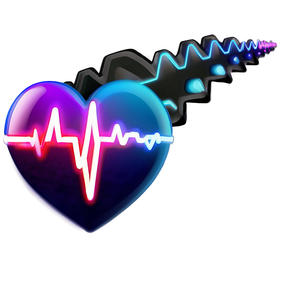 Vibrant Heartbeat Illustration Png Rwg46