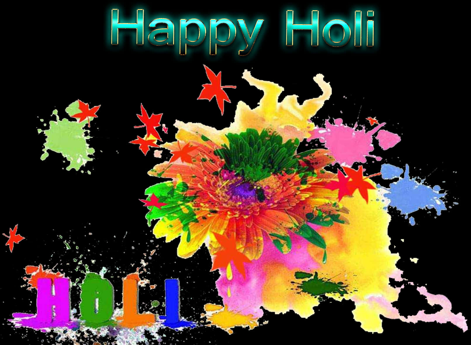 Vibrant_ Holi_ Celebration_ Background