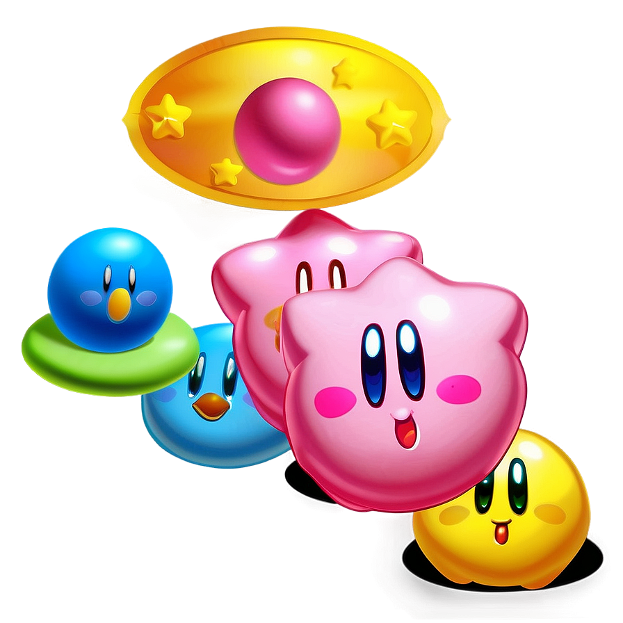 Vibrant Kirby Star Png Image Download 05232024