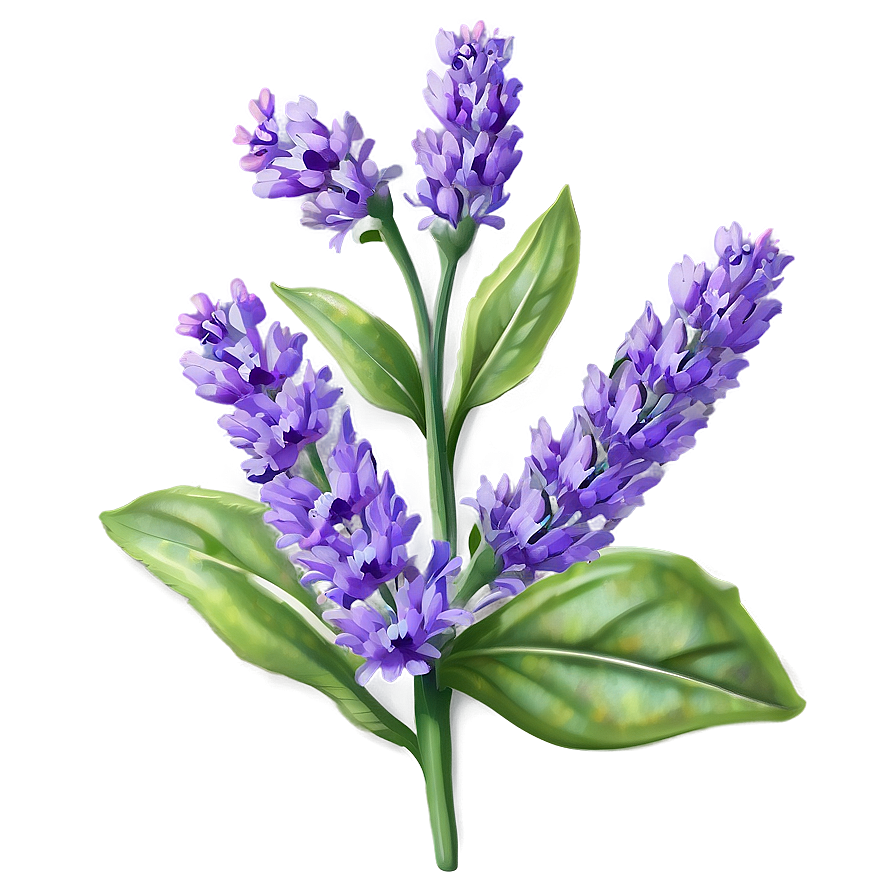 Vibrant Lavender Blossom Png Wdf22