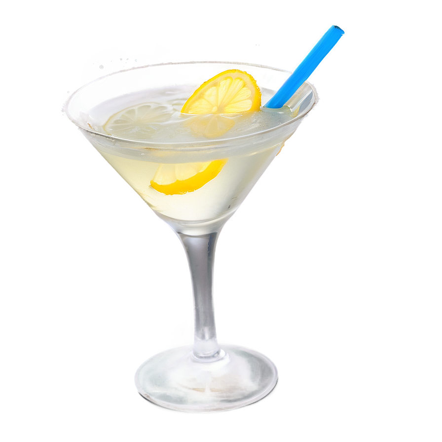 Vibrant Lemon Twist Martini Png 05242024