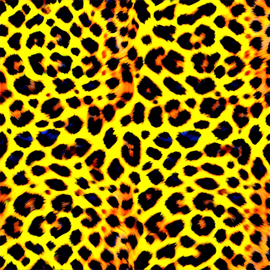 Vibrant Leopard Pattern Png 42