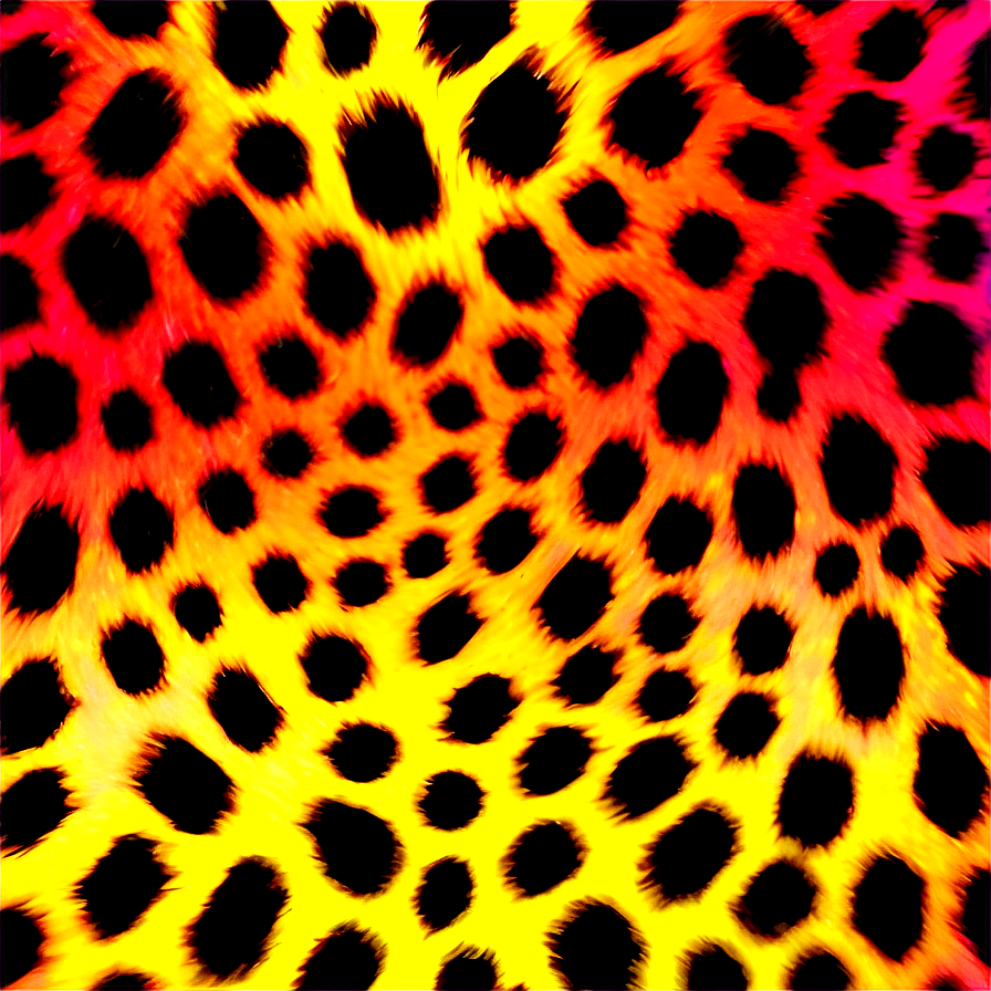Vibrant Leopard Print Png 24