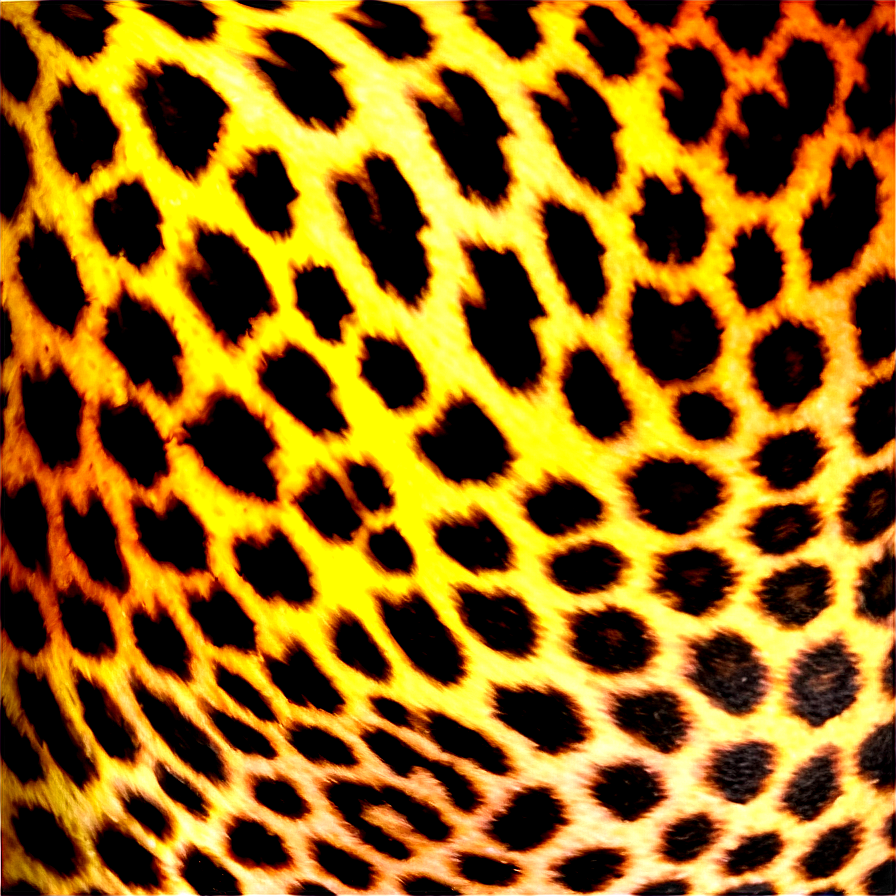 Vibrant Leopard Print Png Cut55