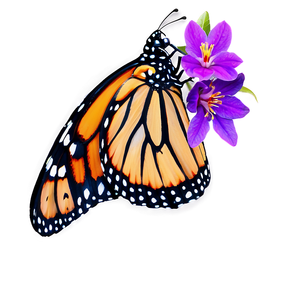 Vibrant Monarch Butterfly Png Aoj