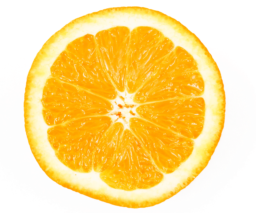 Vibrant Orange Slice