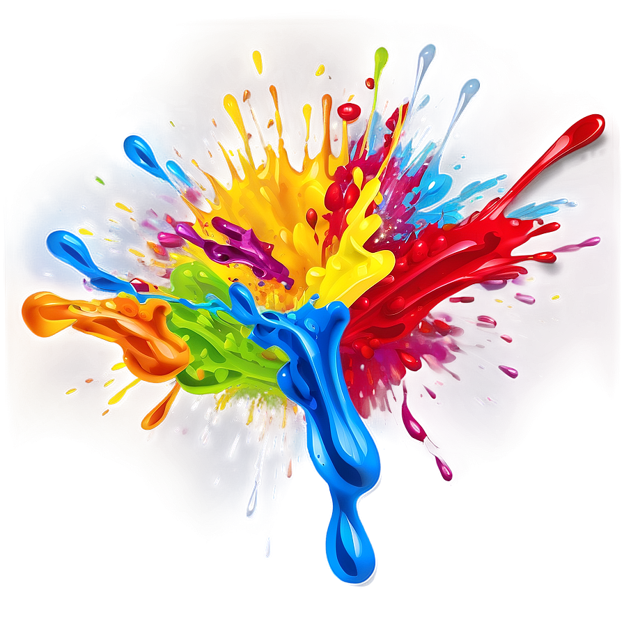 Vibrant Paint Splash Png 25