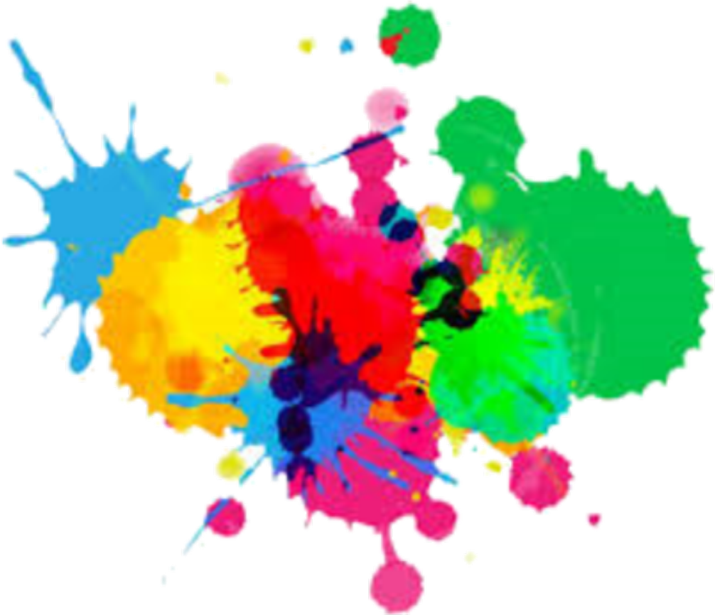 Vibrant Paint Splatter Background