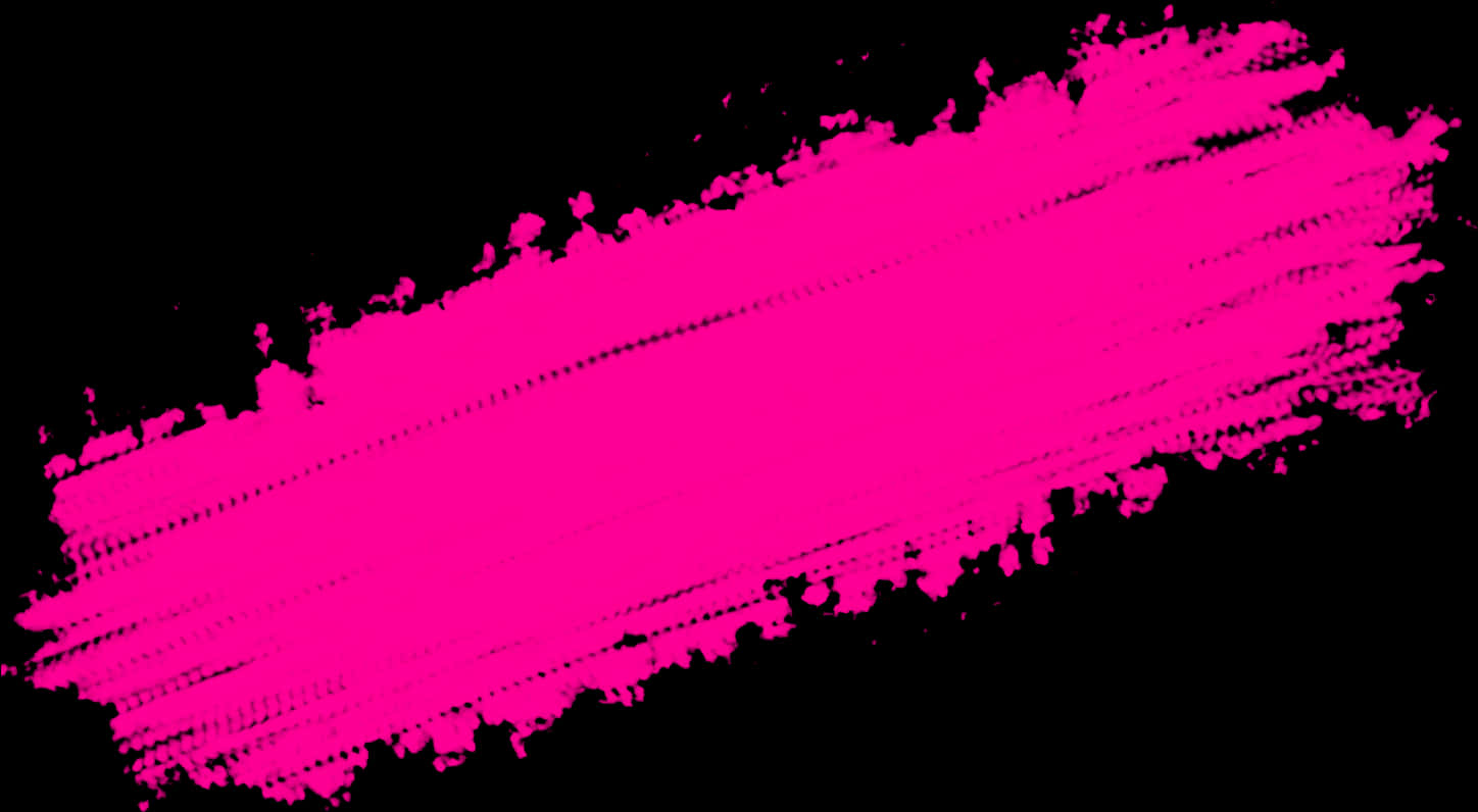 Vibrant_ Pink_ Brush_ Stroke_on_ Black_ Background