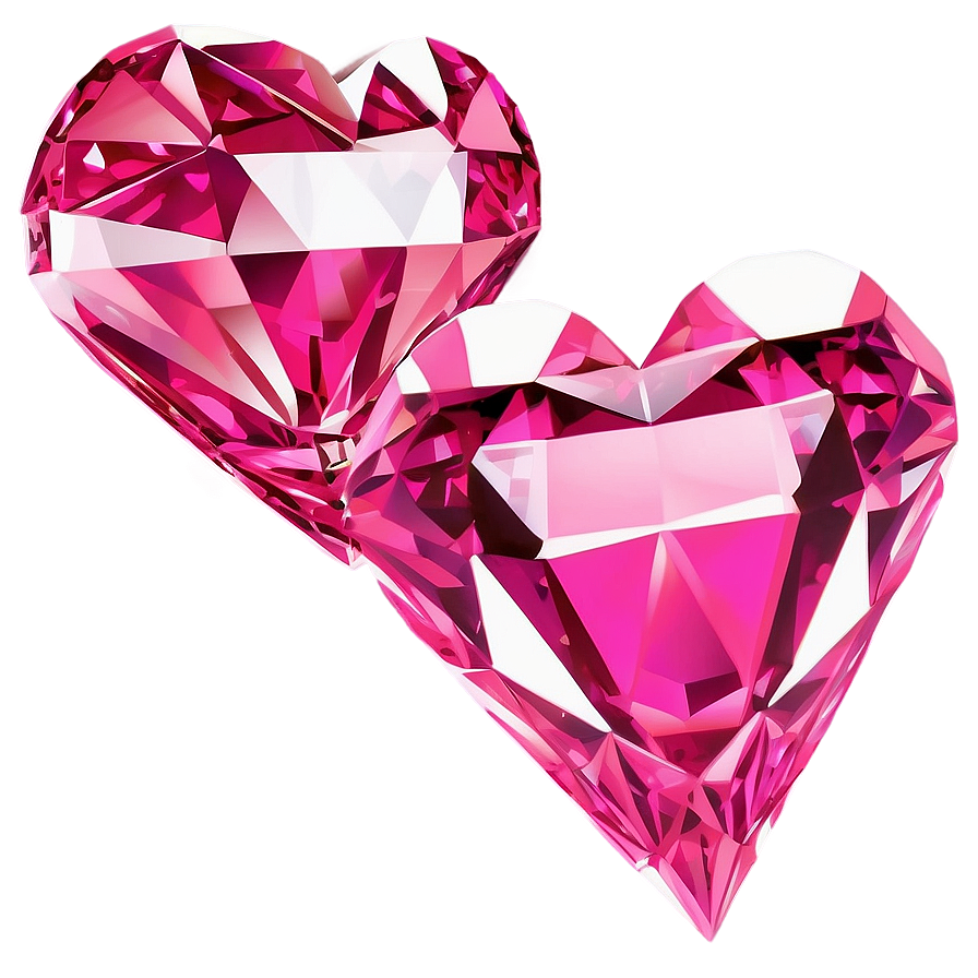 Vibrant Pink Heart Diamond Symbol Png Cfx