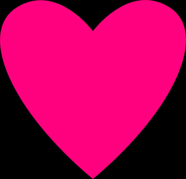 Vibrant Pink Heart Graphic