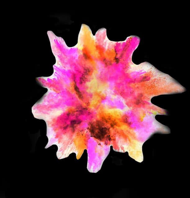 Vibrant_ Pink_ Yellow_ Smoke_ Explosion