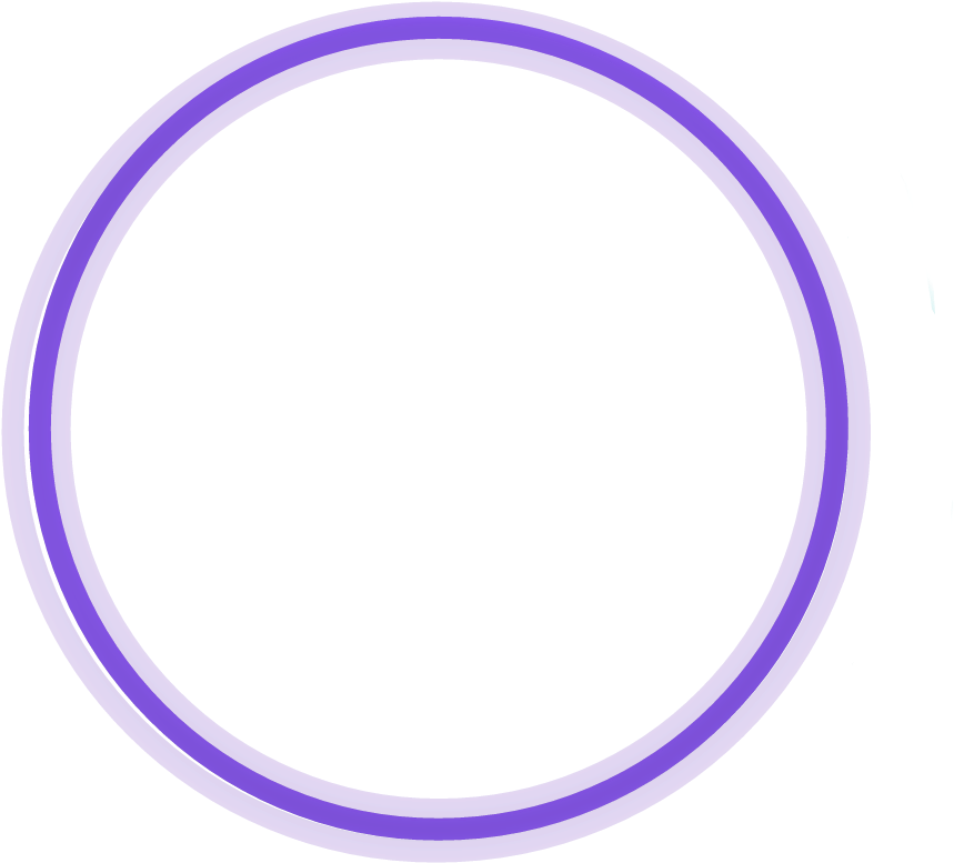 Vibrant Purple Circle Graphic