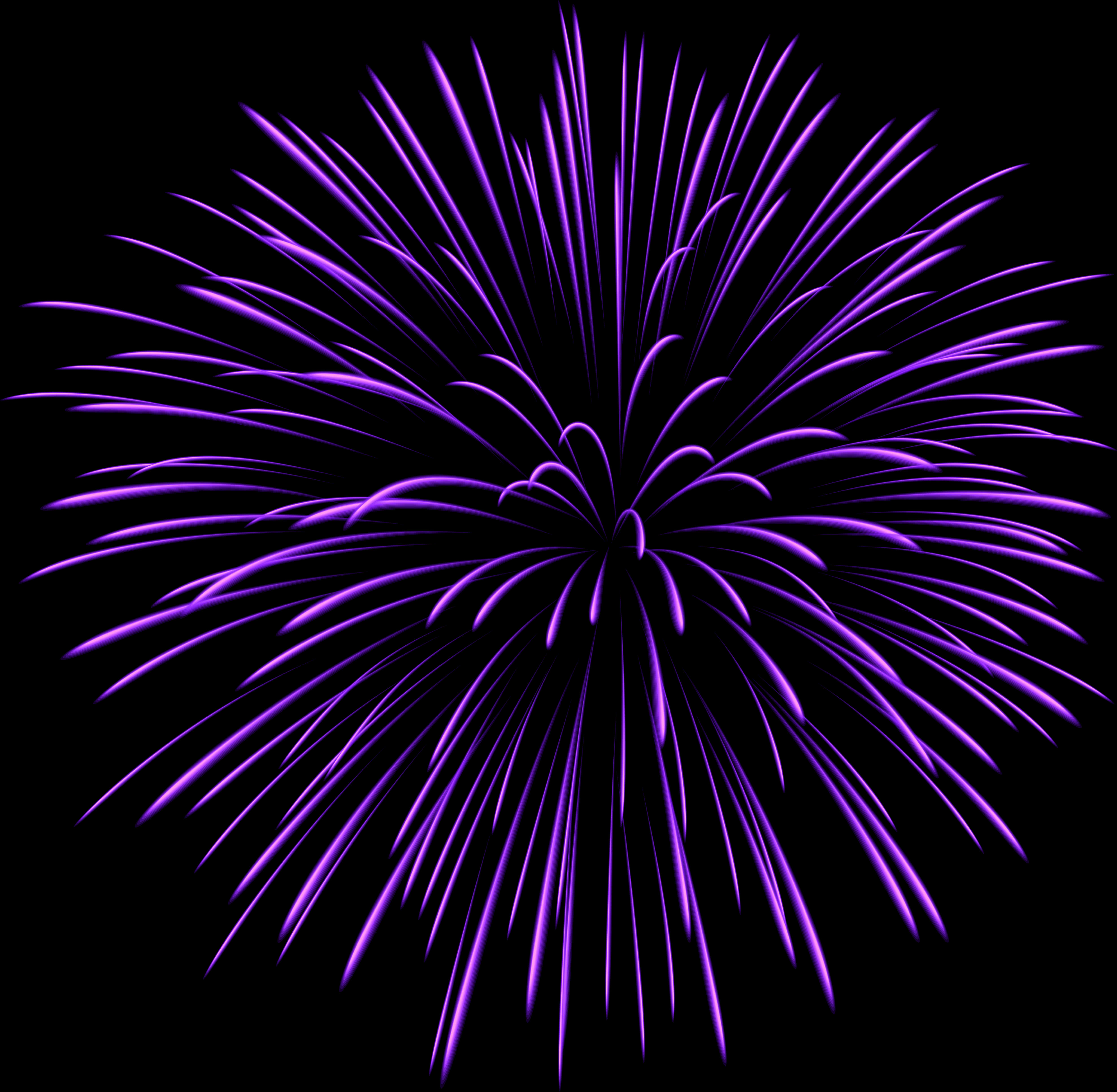 Vibrant Purple Firework Burst