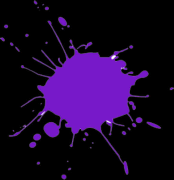 Vibrant_ Purple_ Paint_ Splash