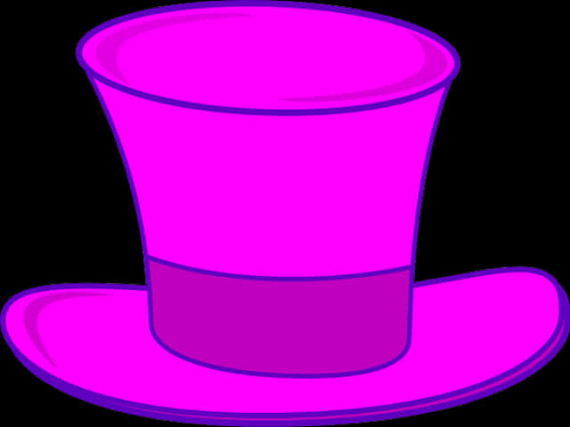 Vibrant Purple Top Hat