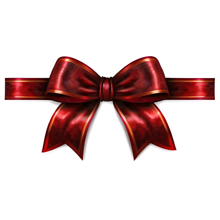 Vibrant Red Bow Png Wik77