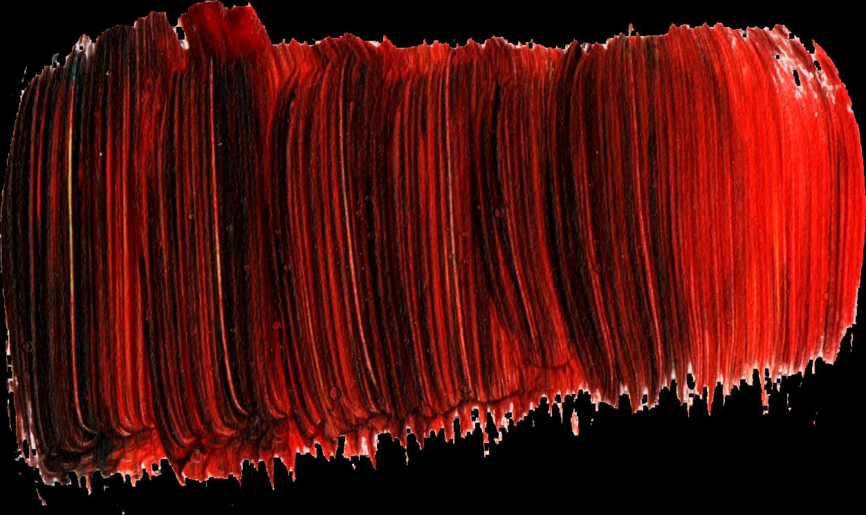 Vibrant Red Brushstroke Texture