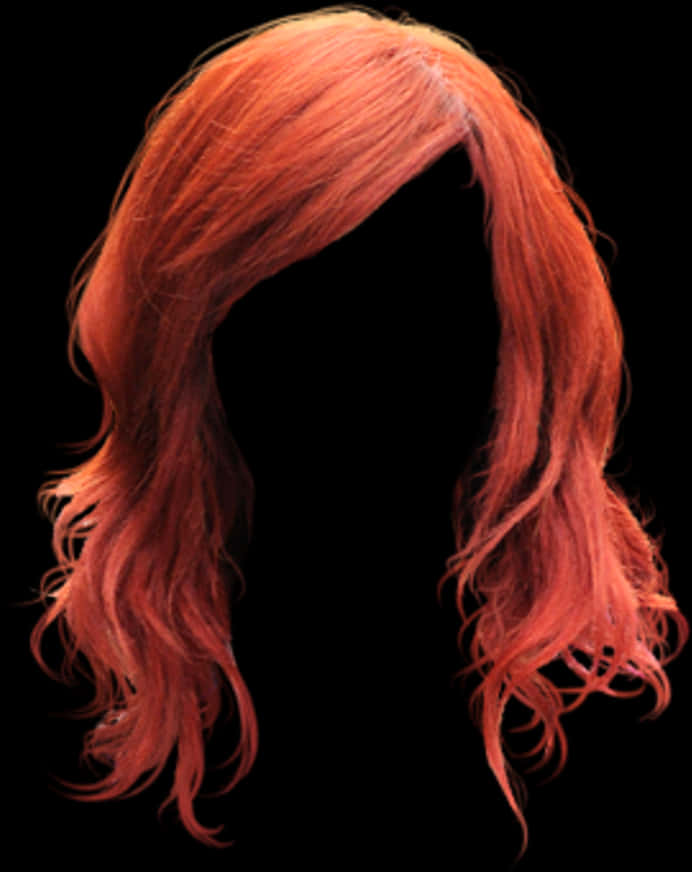 Vibrant Red Hair Texture