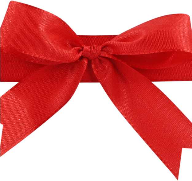 Vibrant Red Satin Bow