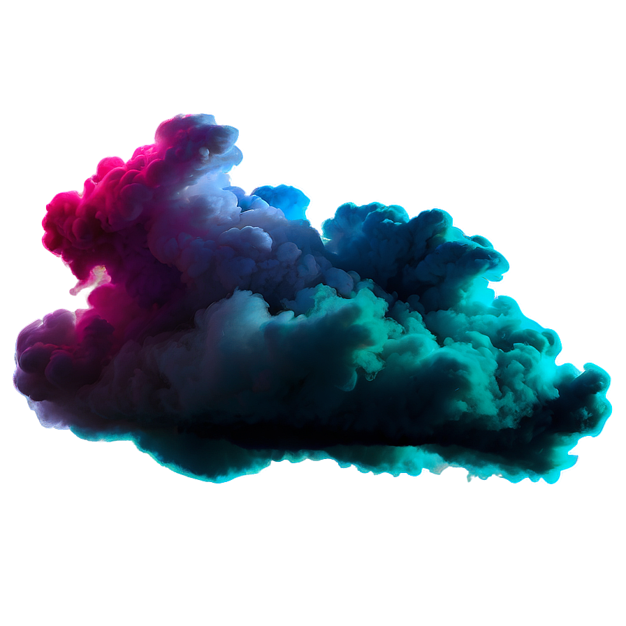 Vibrant Smoke Cloud Png Dci