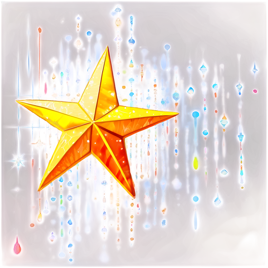 Vibrant Sparkle Star Png 11