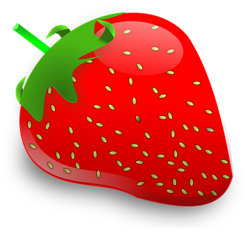 Vibrant Strawberry Illustration