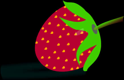 Vibrant Strawberry Illustration