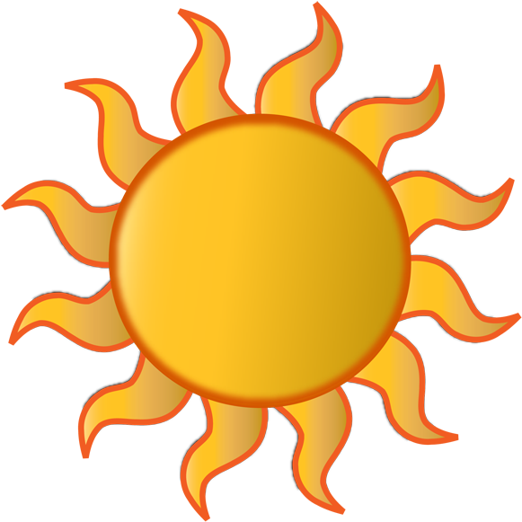 Vibrant Summer Sun Clipart