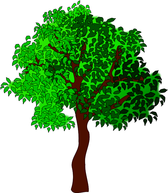 Vibrant Summer Tree Clipart