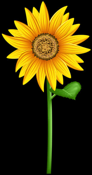 Vibrant_ Sunflower_ Graphic