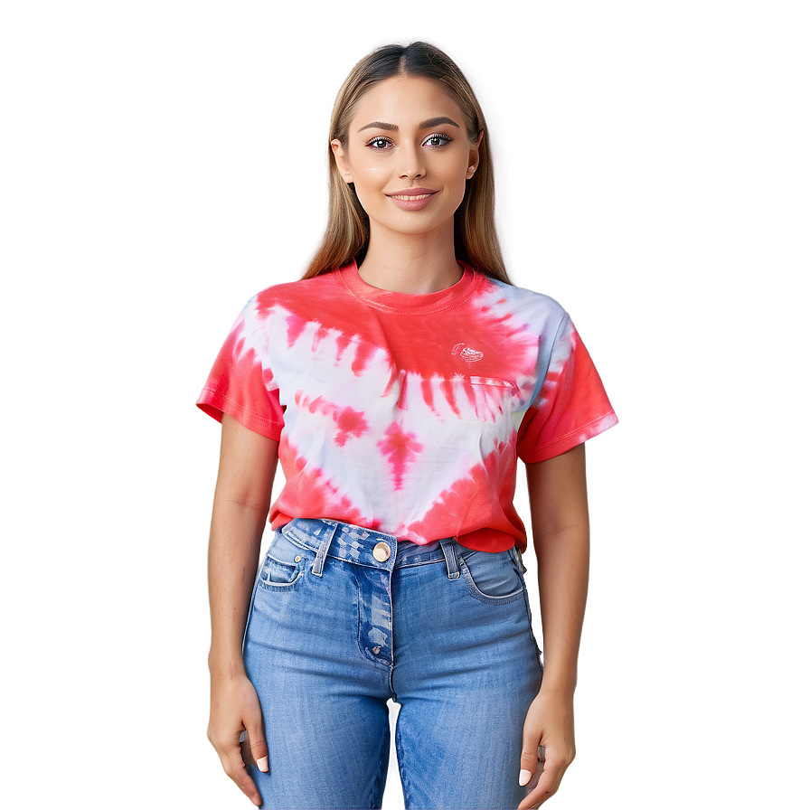 Vibrant Tie Dye Shirt Png 06282024