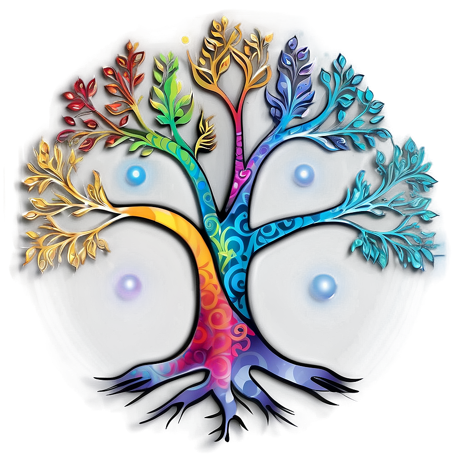 Vibrant Tree Of Life Artwork Png 86