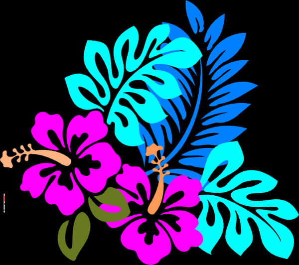 Vibrant_ Tropical_ Floral_ Design