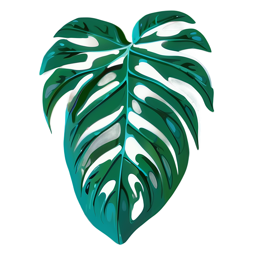 Vibrant Tropical Leaf Clipart Png 77